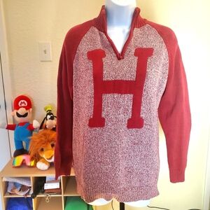 Tommy Hilfiger Half-zip Heavy Knitted H Sweater